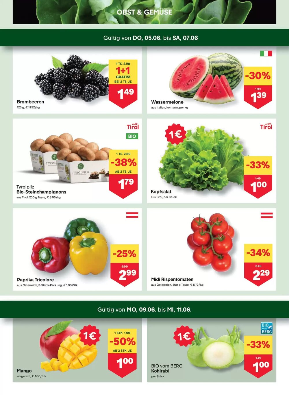 MPreis Flugblatt (ab 05.06.2025) - Angebote und Prospekt - Seite 2