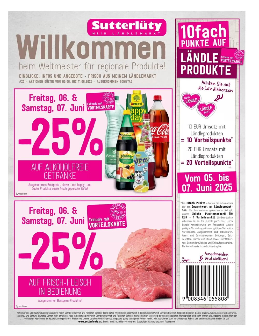 Sutterlüty Flugblatt (ab 05.06.2025) - Angebote und Prospekt - Seite 1