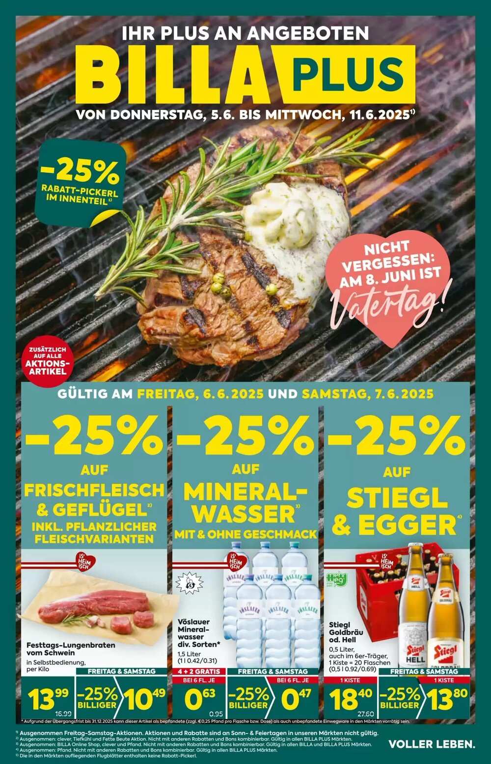 Billa Flugblatt (ab 05.06.2025) - Angebote und Prospekt - Seite 1
