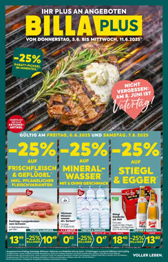 Billa Flugblatt (ab 05.06.2025) - Angebote und Prospekt