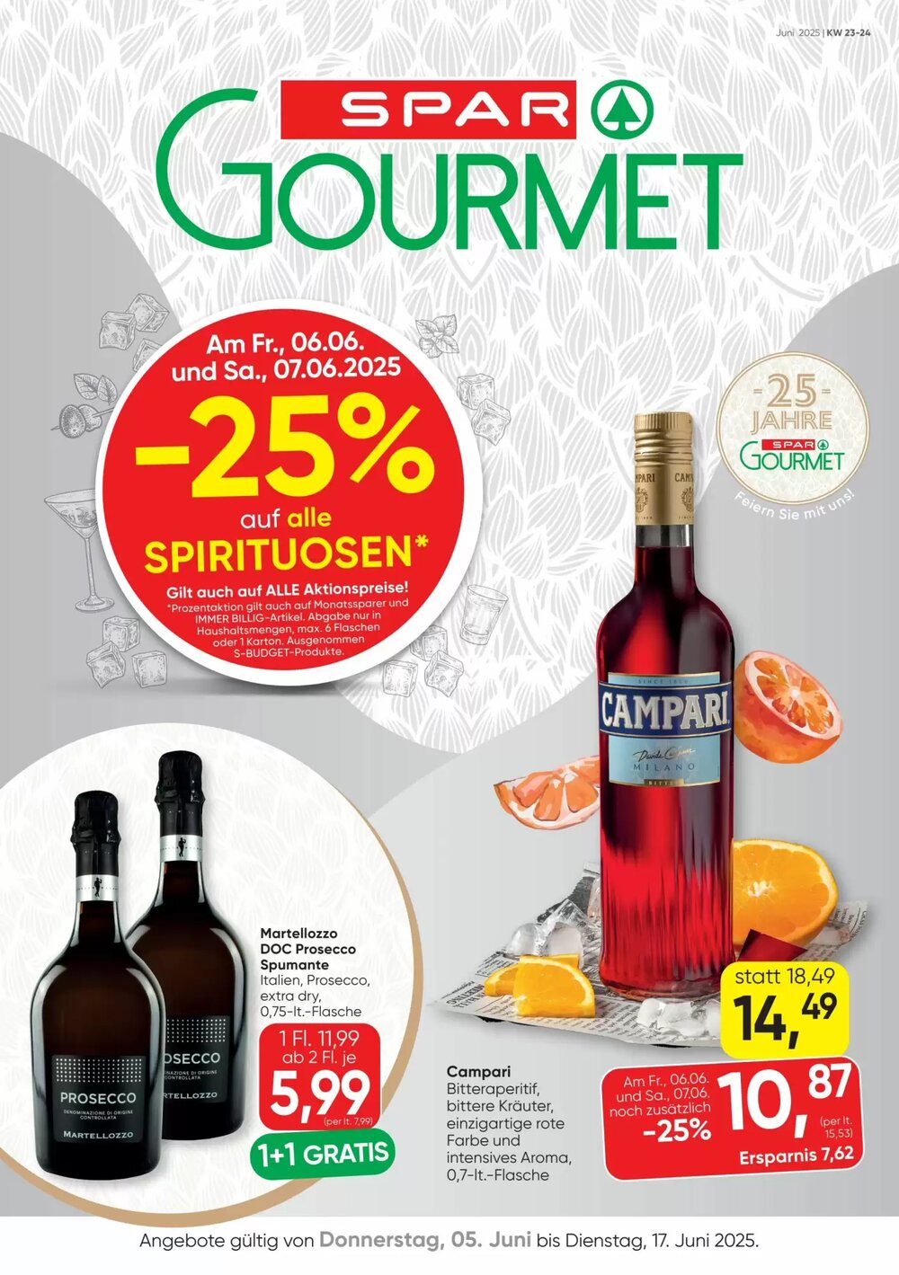 SPAR Gourmet Flugblatt (ab 05.06.2025) - Angebote und Prospekt - Seite 1
