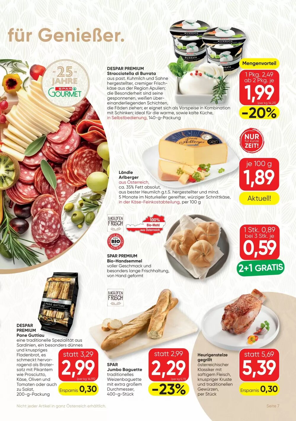 SPAR Gourmet Flugblatt (ab 05.06.2025) - Angebote und Prospekt - Seite 7