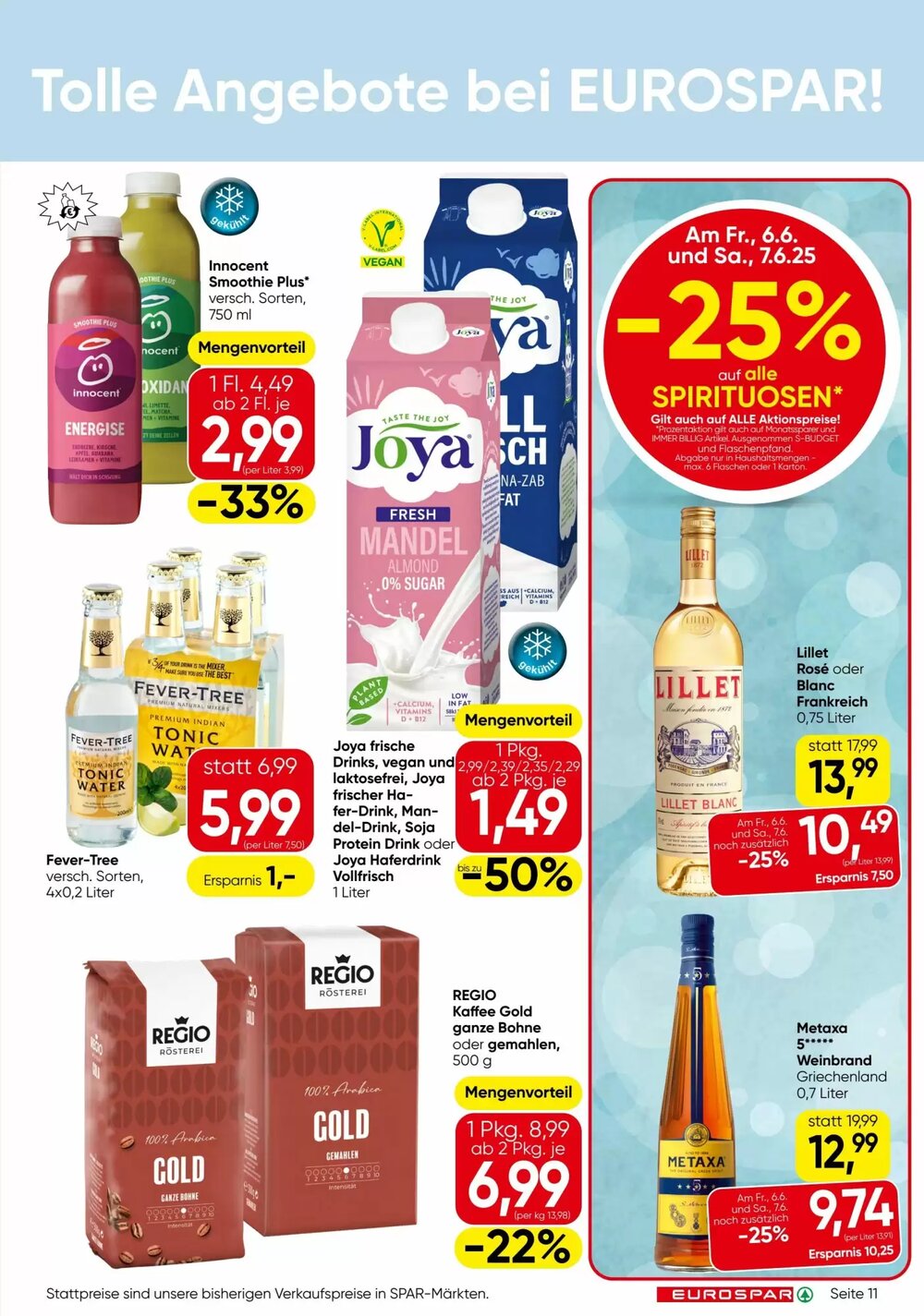 Eurospar Flugblatt (ab 05.06.2025) - Angebote und Prospekt - Seite 11