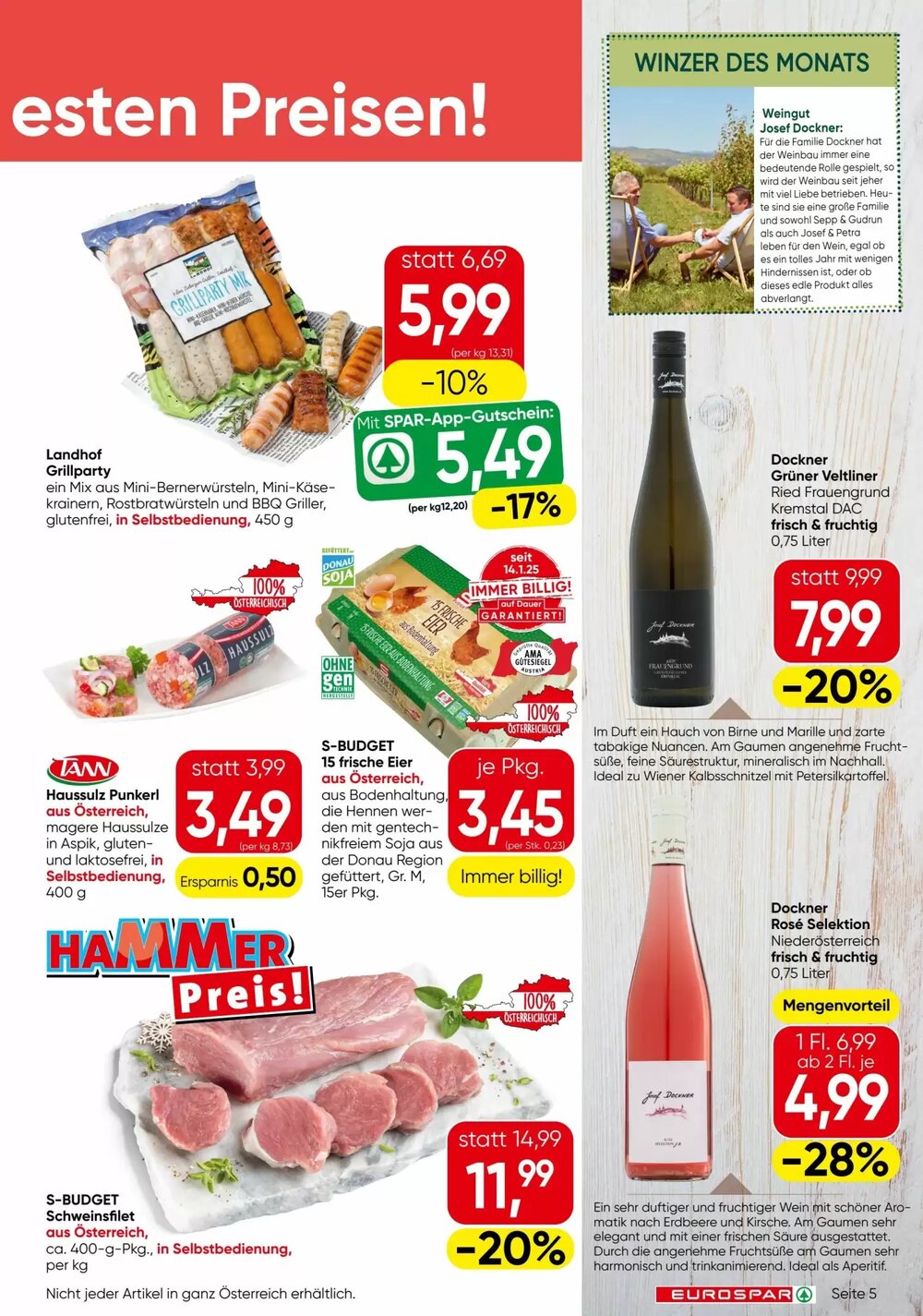 Eurospar Flugblatt (ab 05.06.2025) - Angebote und Prospekt - Seite 5