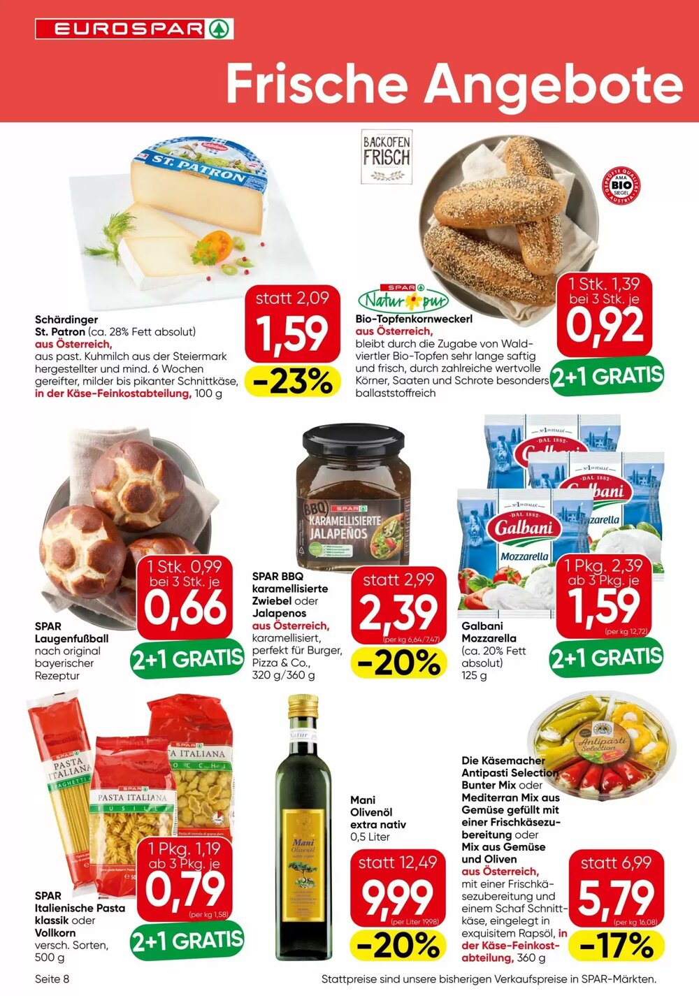 Eurospar Flugblatt (ab 05.06.2025) - Angebote und Prospekt - Seite 8