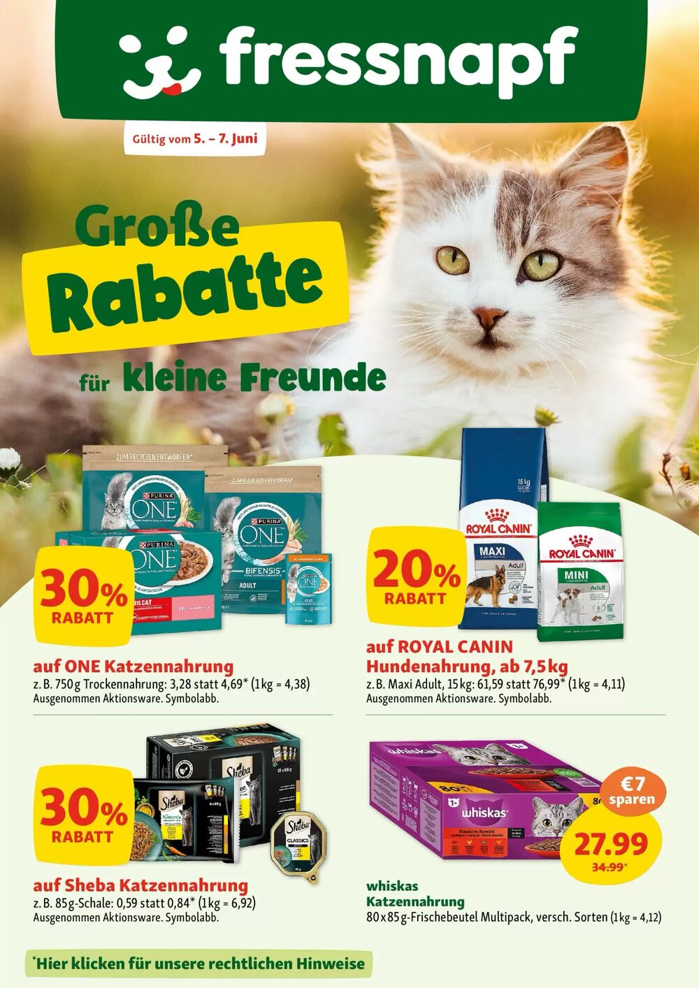 Fressnapf Flugblatt (ab 05.06.2025) - Angebote und Prospekt - Seite 1
