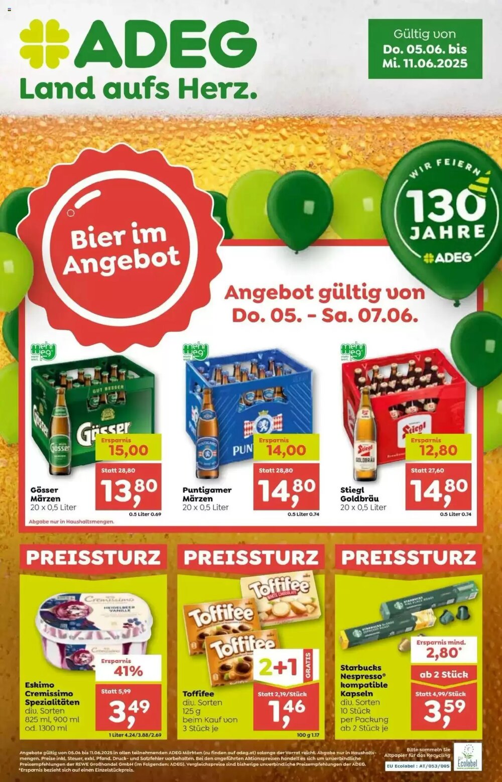 ADEG Flugblatt (ab 05.06.2025) - Angebote und Prospekt - Seite 1