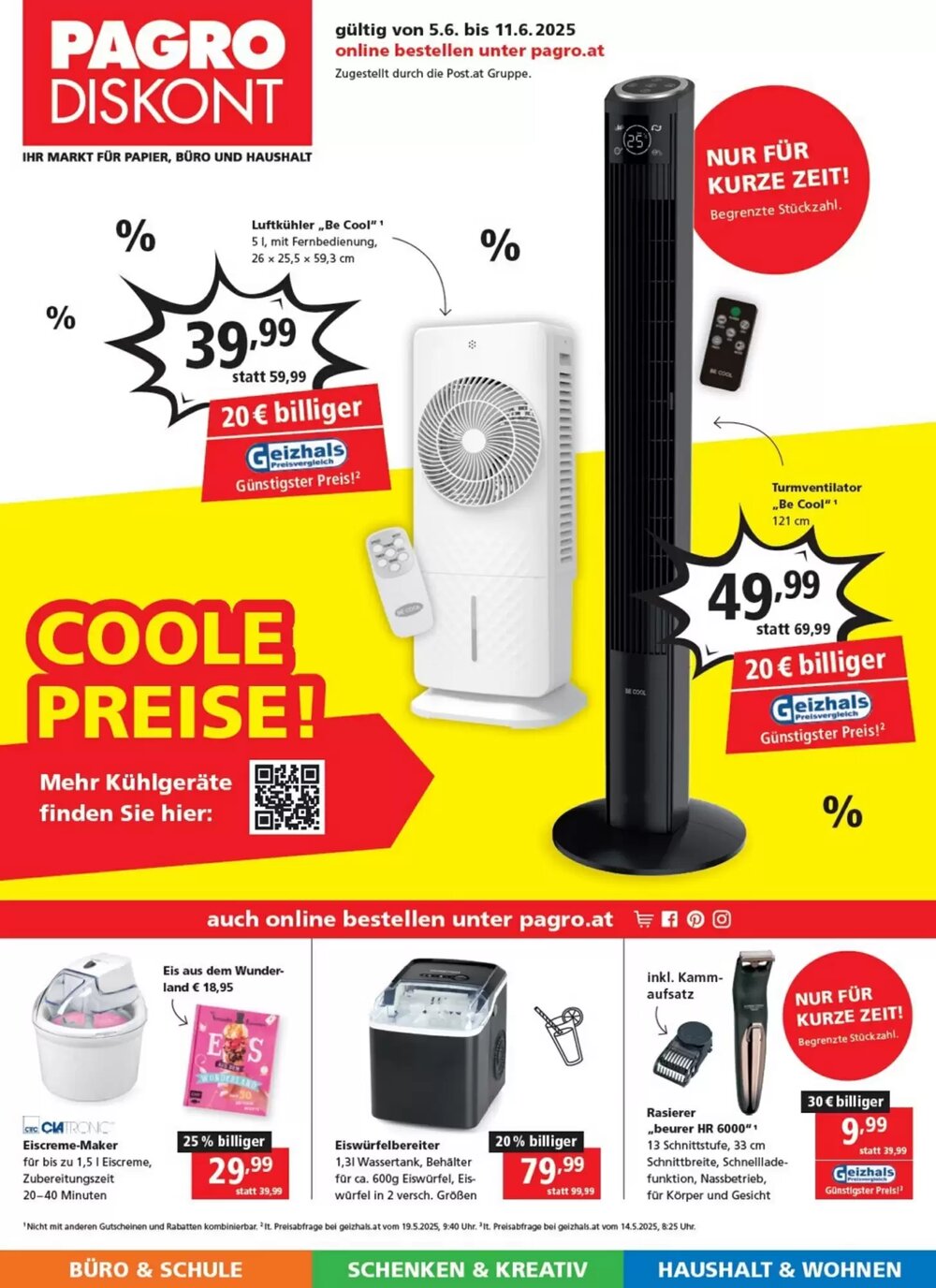 Pagro Diskont Flugblatt (ab 05.06.2025) - Angebote und Prospekt - Seite 1