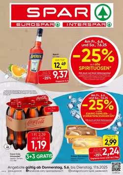 Eurospar Flugblatt (ab 05.06.2025) - Angebote und Prospekt