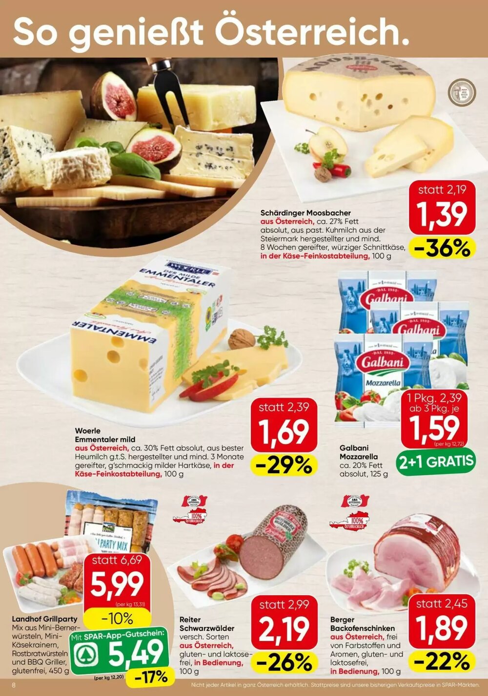 Eurospar Flugblatt (ab 05.06.2025) - Angebote und Prospekt - Seite 8