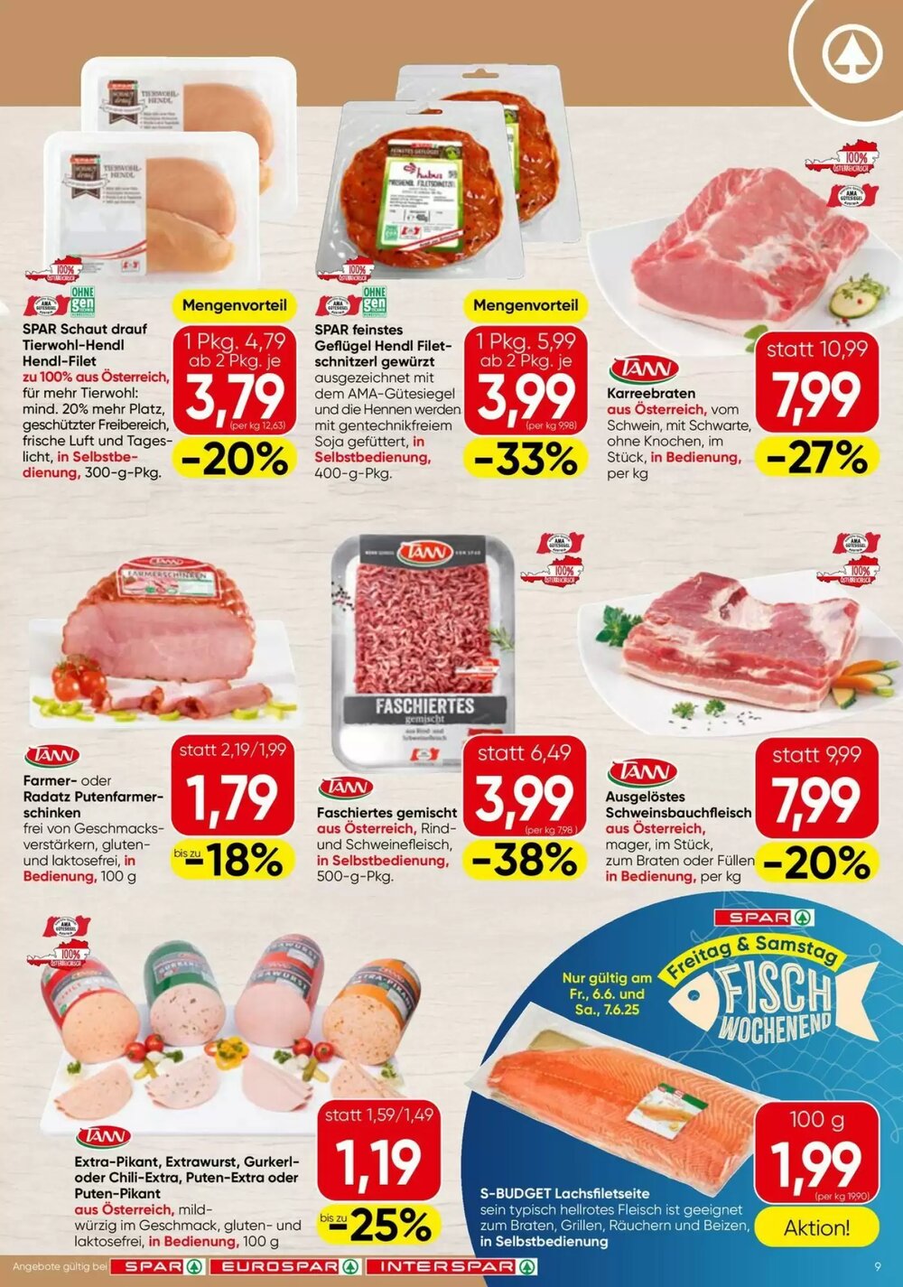 Eurospar Flugblatt (ab 05.06.2025) - Angebote und Prospekt - Seite 9