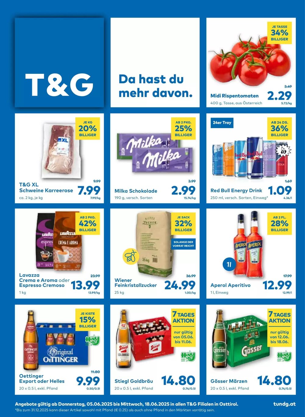 T&G Flugblatt (ab 05.06.2025) - Angebote und Prospekt - Seite 1