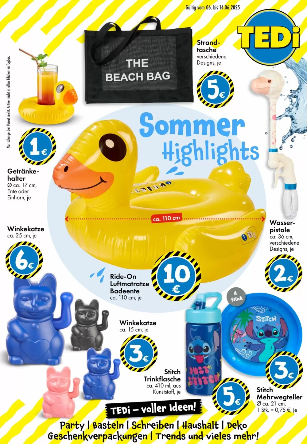 TEDi Flugblatt (ab 06.06.2025) - Angebote und Prospekt - Seite 1