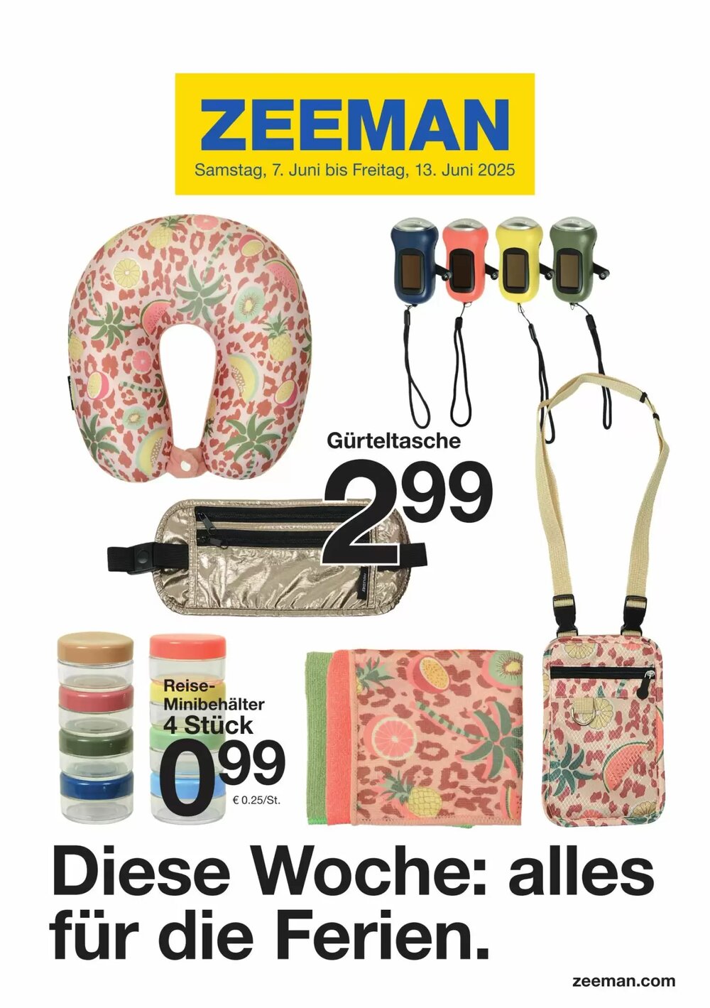Zeeman Flugblatt (ab 07.06.2025) - Angebote und Prospekt - Seite 1