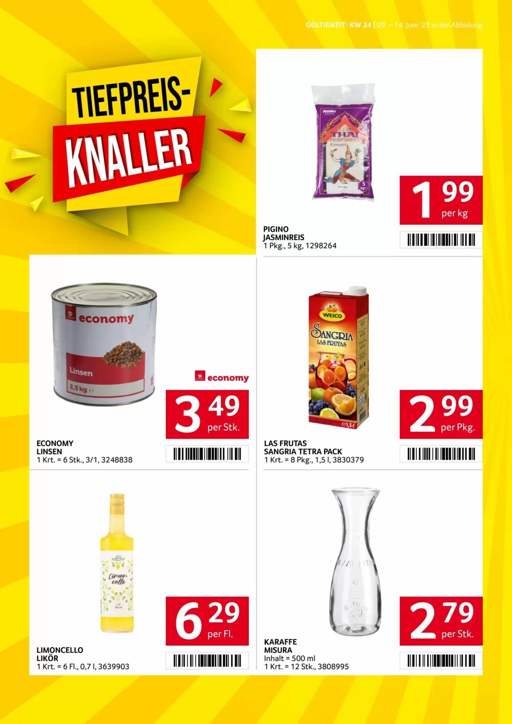 Transgourmet Flugblatt (ab 09.06.2025) - Angebote und Prospekt - Seite 1