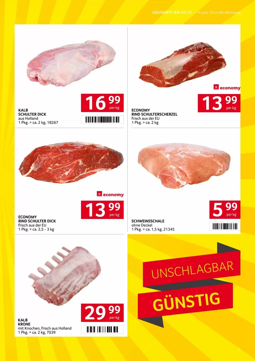 Transgourmet Flugblatt (ab 09.06.2025) - Angebote und Prospekt - Seite 3