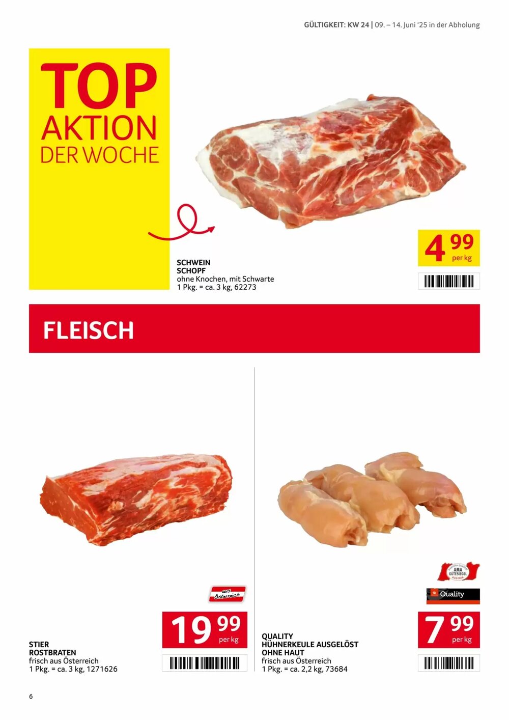 Transgourmet Flugblatt (ab 09.06.2025) - Angebote und Prospekt - Seite 6