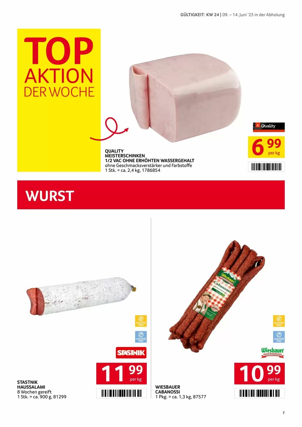 Transgourmet Flugblatt (ab 09.06.2025) - Angebote und Prospekt - Seite 7