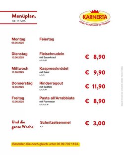 Karnerta Flugblatt (ab 09.06.2025) - Angebote und Prospekt