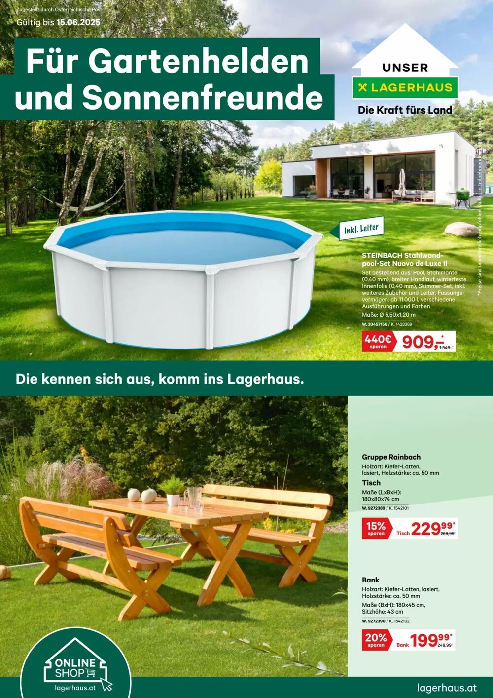 Lagerhaus Flugblatt (ab 09.06.2025) - Angebote und Prospekt - Seite 1