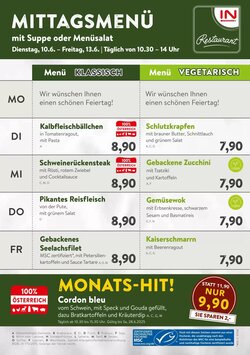 Interspar Restaurant Flugblatt (ab 10.06.2025) - Angebote und Prospekt