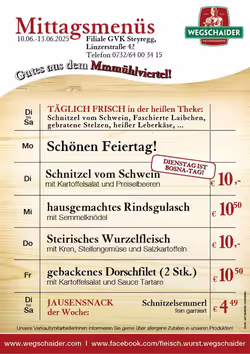 Wegschaider Flugblatt (ab 10.06.2025) - Angebote und Prospekt