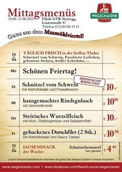 Wegschaider Flugblatt (ab 10.06.2025) - Angebote und Prospekt