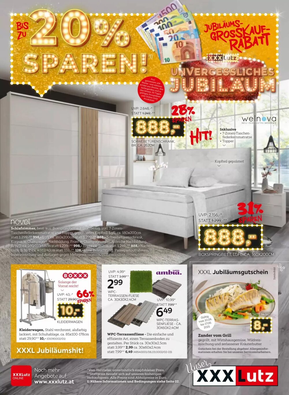 XXXLutz Flugblatt (ab 10.06.2025) - Angebote und Prospekt - Seite 1