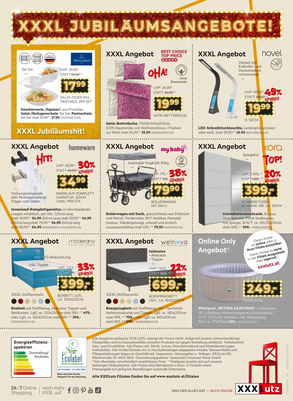 XXXLutz Flugblatt (ab 10.06.2025) - Angebote und Prospekt - Seite 16