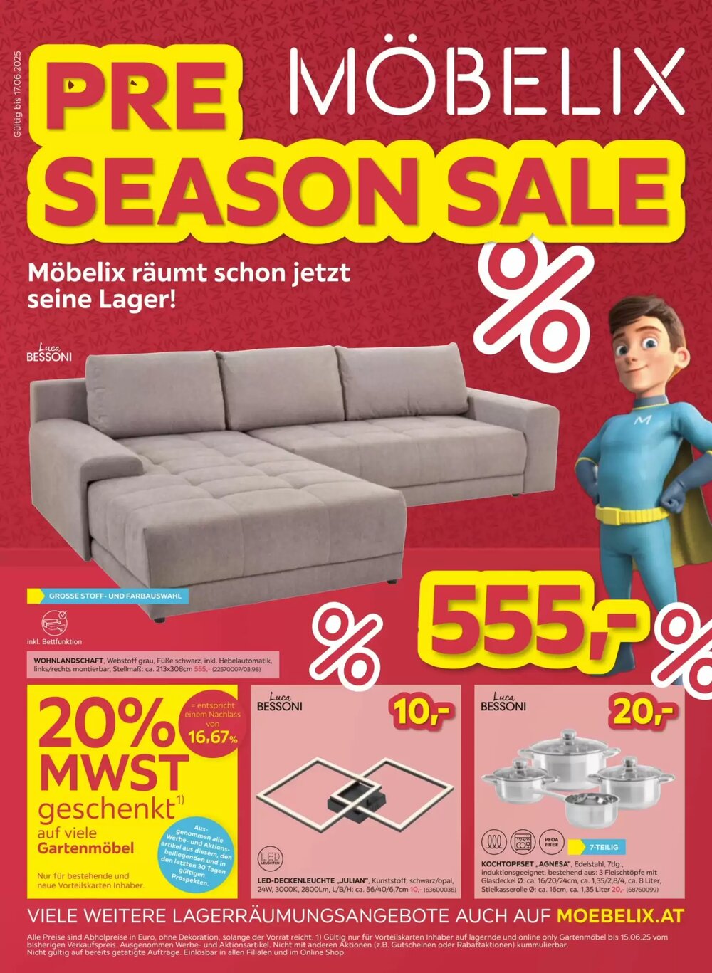 Möbelix Flugblatt (ab 10.06.2025) - Angebote und Prospekt - Seite 1