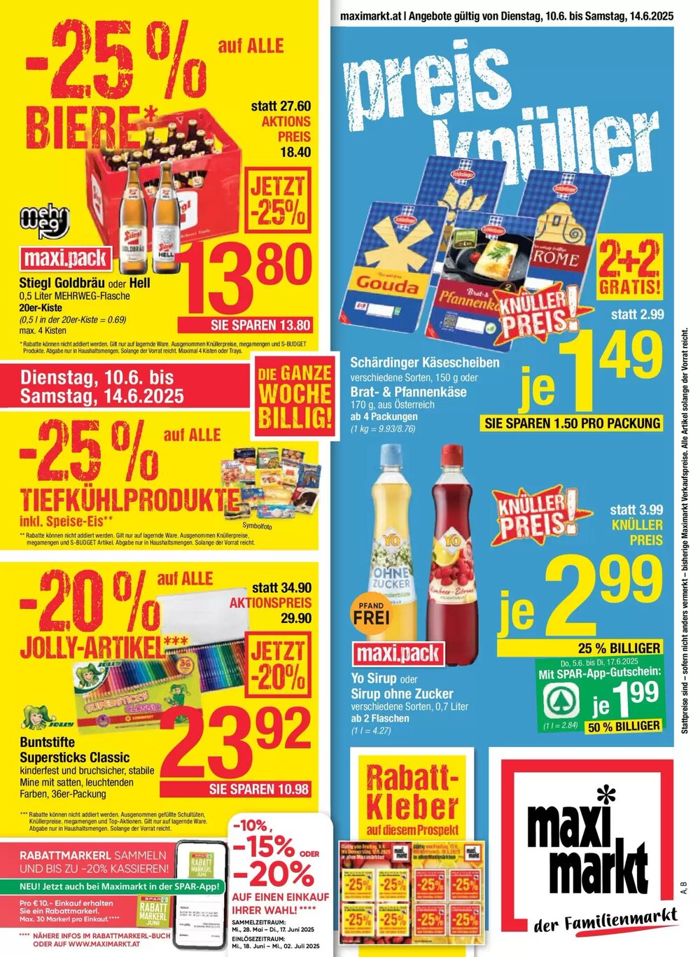 Maximarkt Flugblatt (ab 10.06.2025) - Angebote und Prospekt - Seite 1
