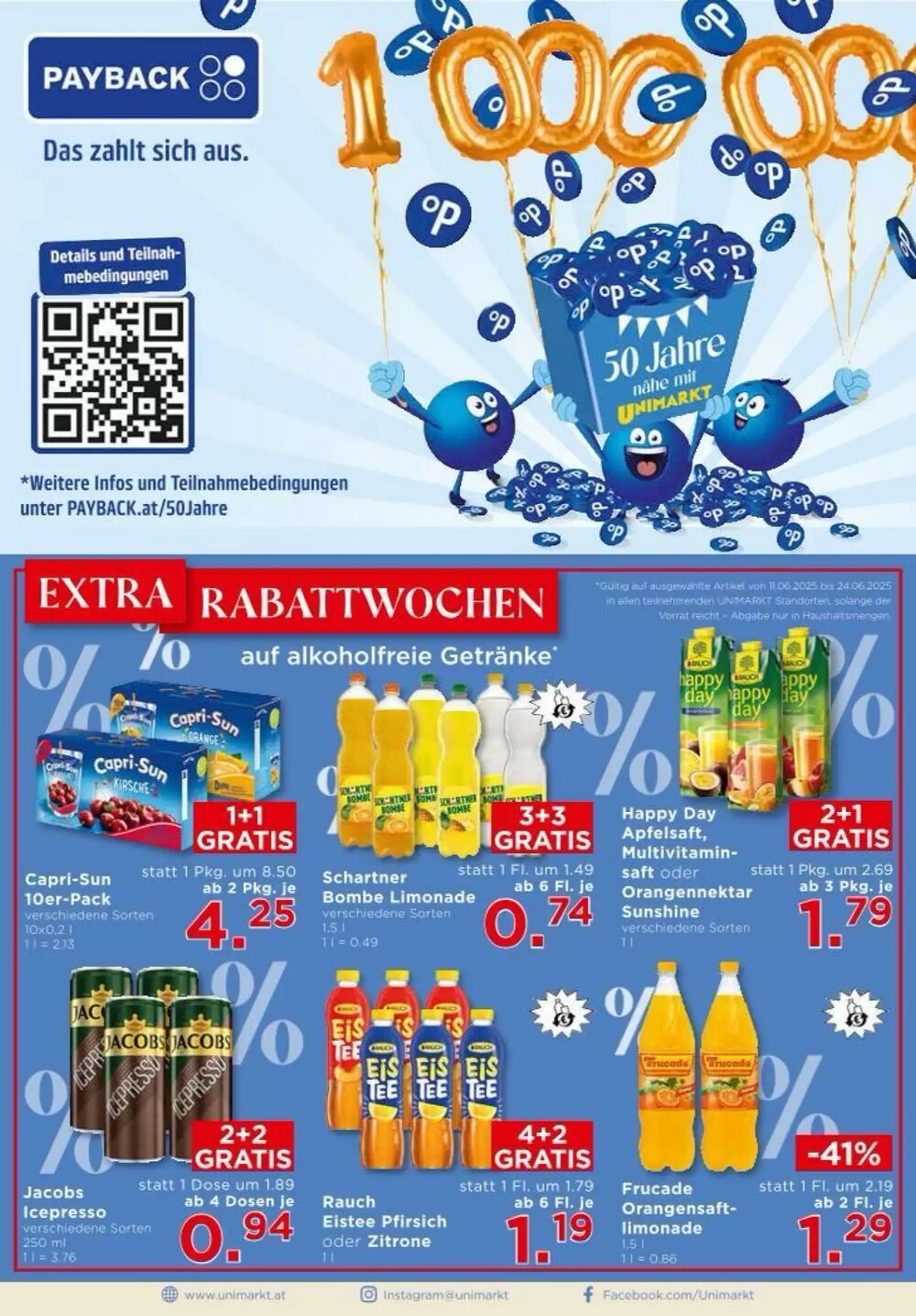 Unimarkt Flugblatt (ab 11.06.2025) - Angebote und Prospekt - Seite 2