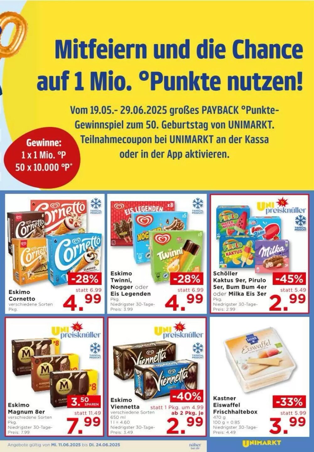 Unimarkt Flugblatt (ab 11.06.2025) - Angebote und Prospekt - Seite 3