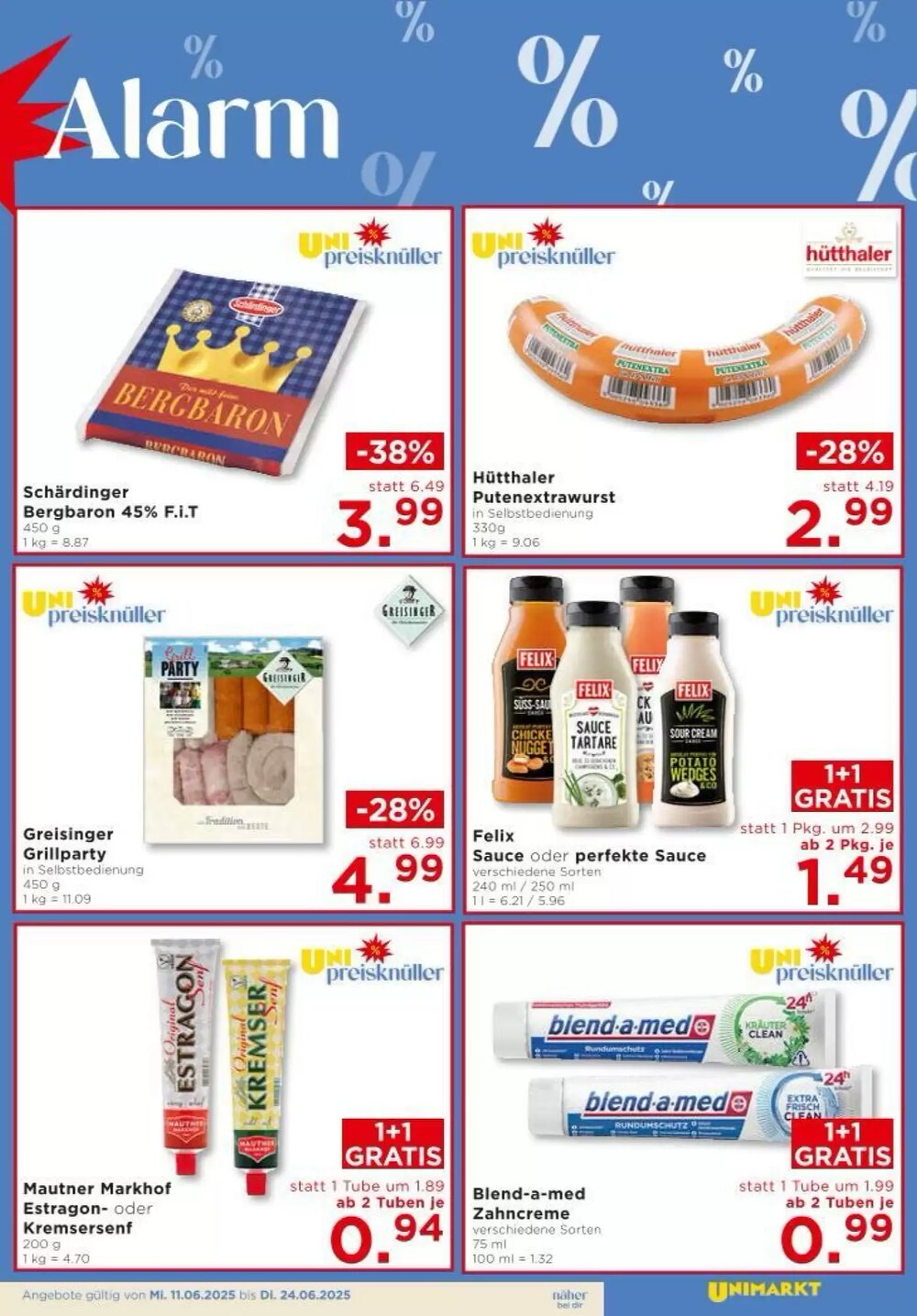 Unimarkt Flugblatt (ab 11.06.2025) - Angebote und Prospekt - Seite 5