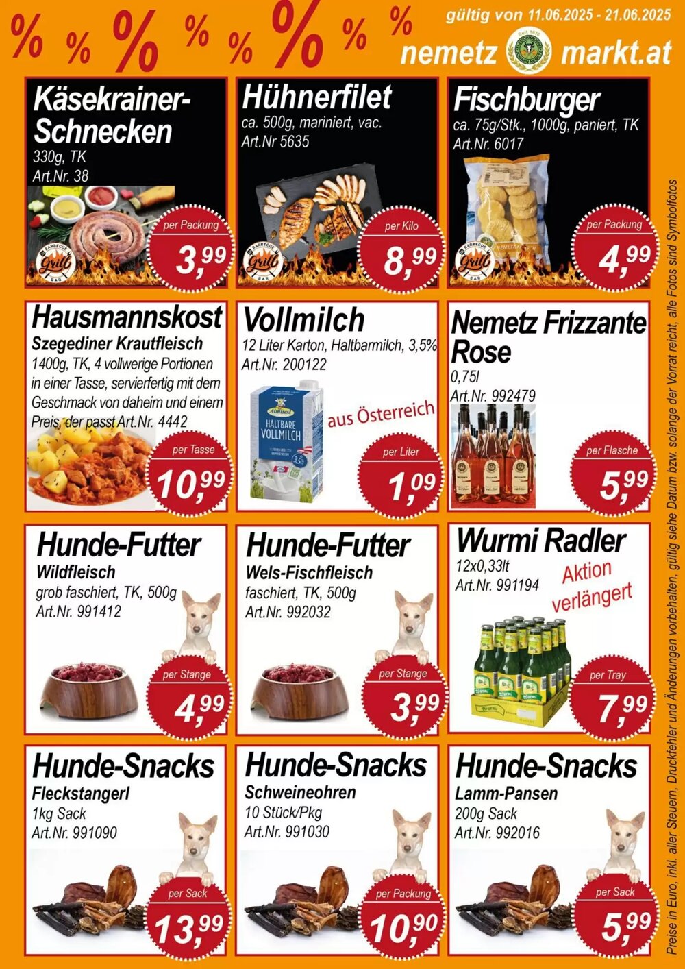 Nemetz Markt Flugblatt (ab 11.06.2025) - Angebote und Prospekt - Seite 3