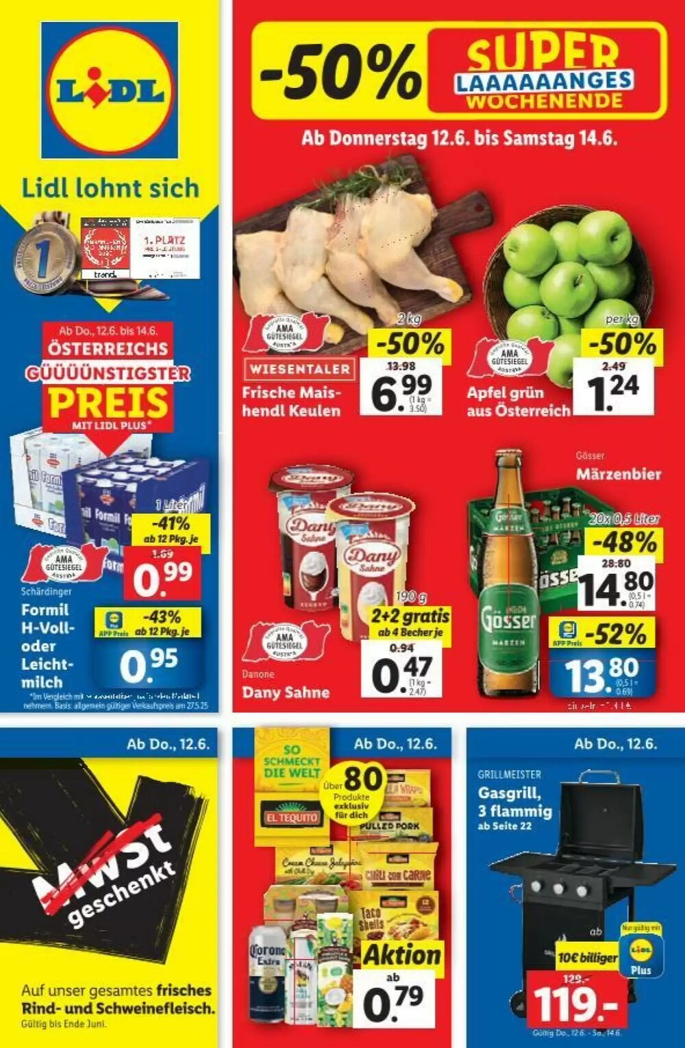Lidl Flugblatt (ab 12.06.2025) - Angebote und Prospekt - Seite 1
