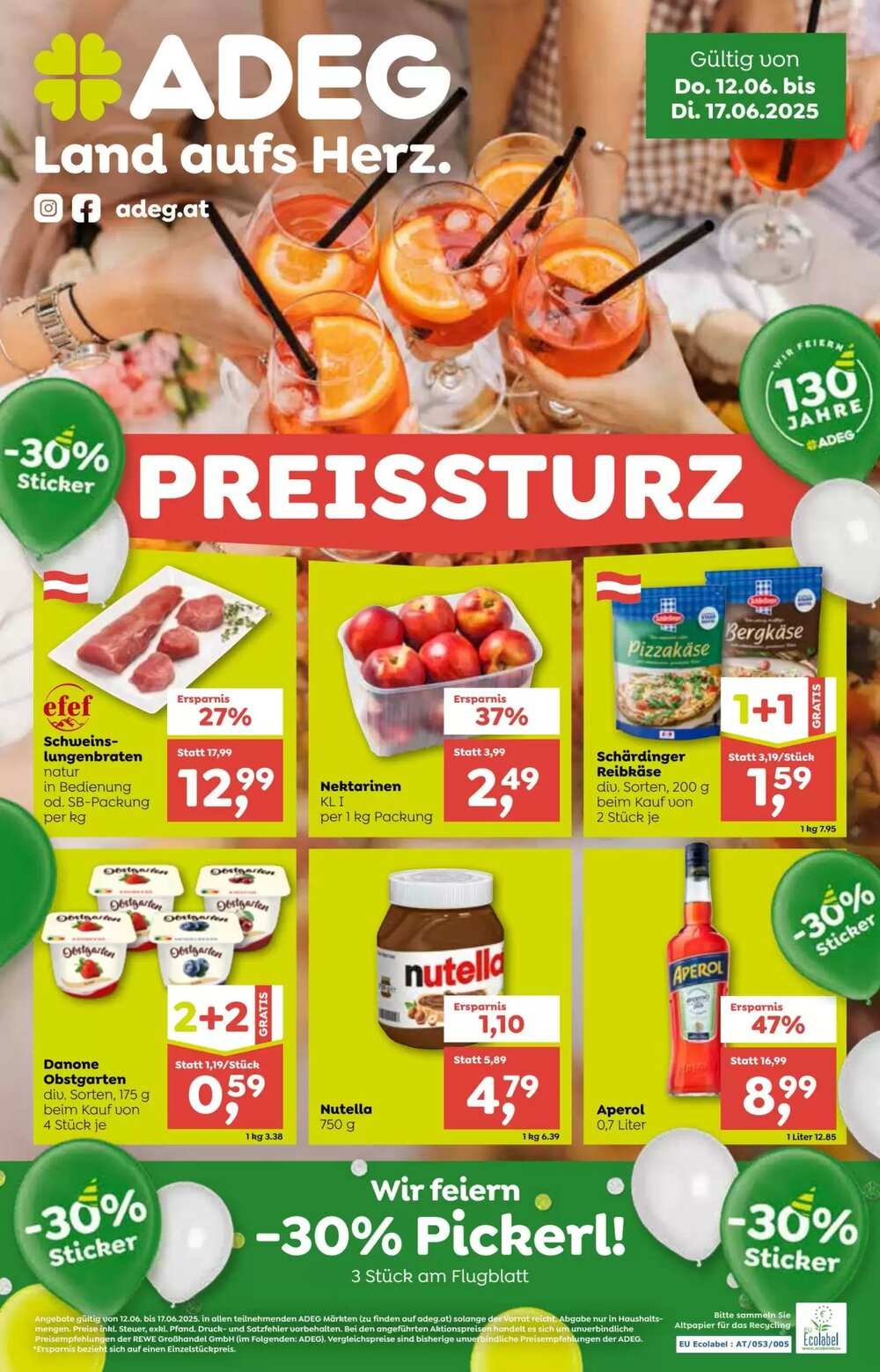 ADEG Flugblatt (ab 12.06.2025) - Angebote und Prospekt - Seite 1