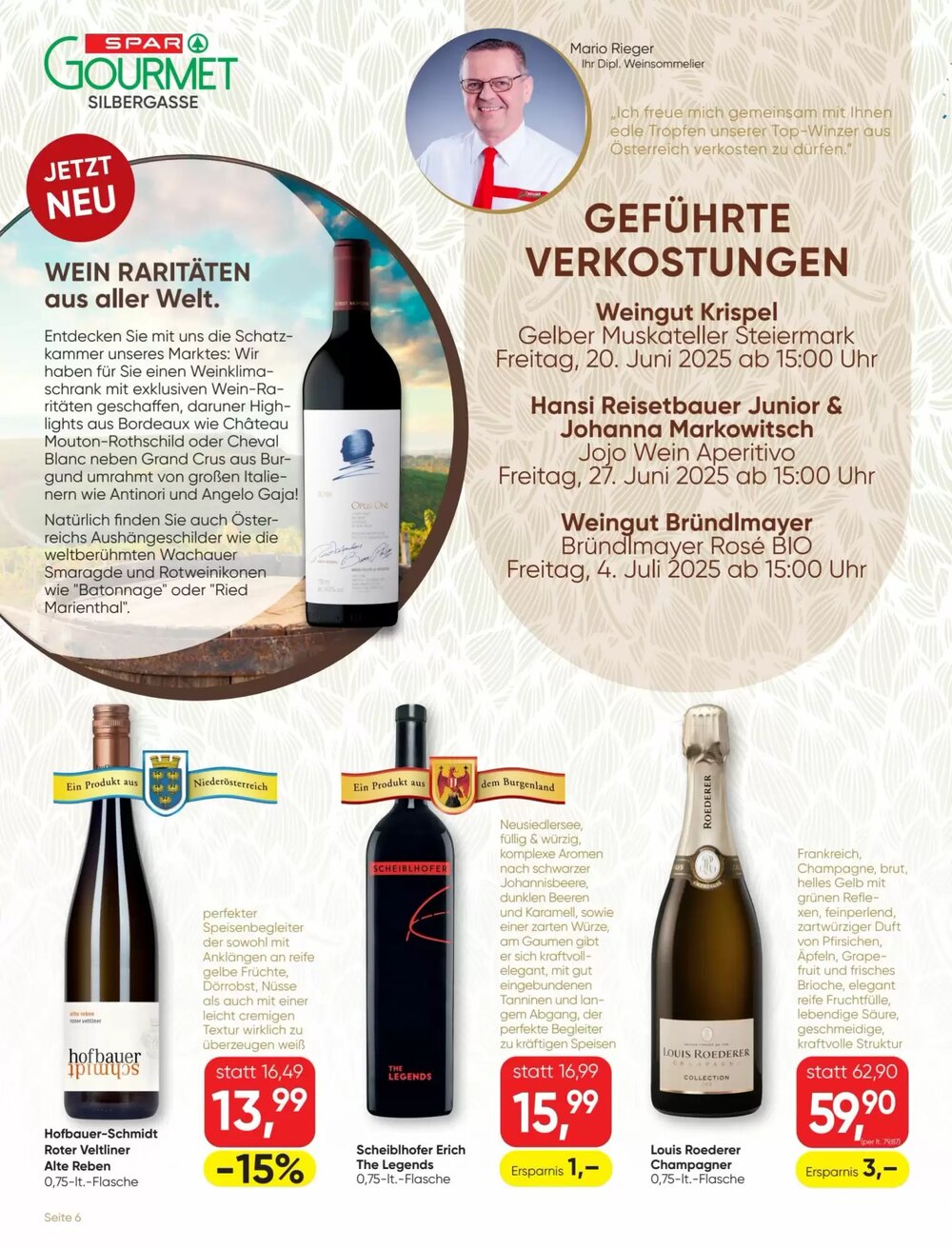 SPAR Gourmet Flugblatt (ab 12.06.2025) - Angebote und Prospekt - Seite 6