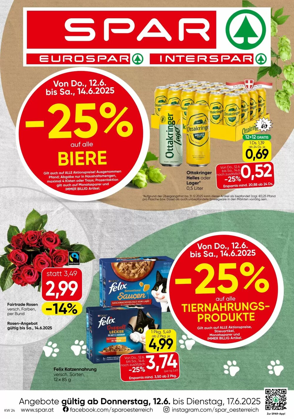 Eurospar Flugblatt (ab 12.06.2025) - Angebote und Prospekt - Seite 1