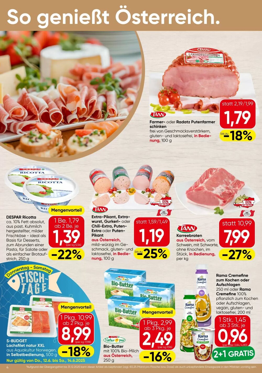Eurospar Flugblatt (ab 12.06.2025) - Angebote und Prospekt - Seite 4