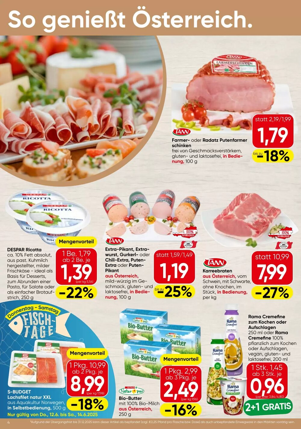 Spar Flugblatt (ab 12.06.2025) - Angebote und Prospekt - Seite 4