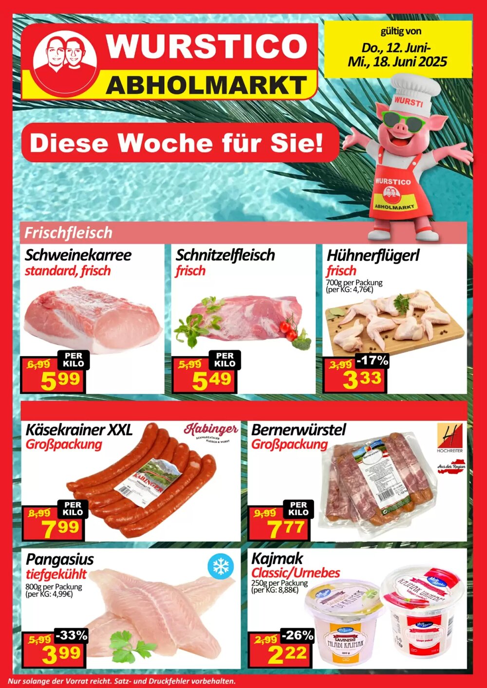 Wurstico Flugblatt (ab 12.06.2025) - Angebote und Prospekt - Seite 1