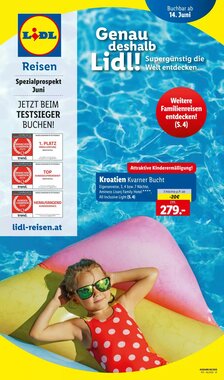 Lidl Reisen Flugblatt (ab 14.06.2025) - Angebote und Prospekt