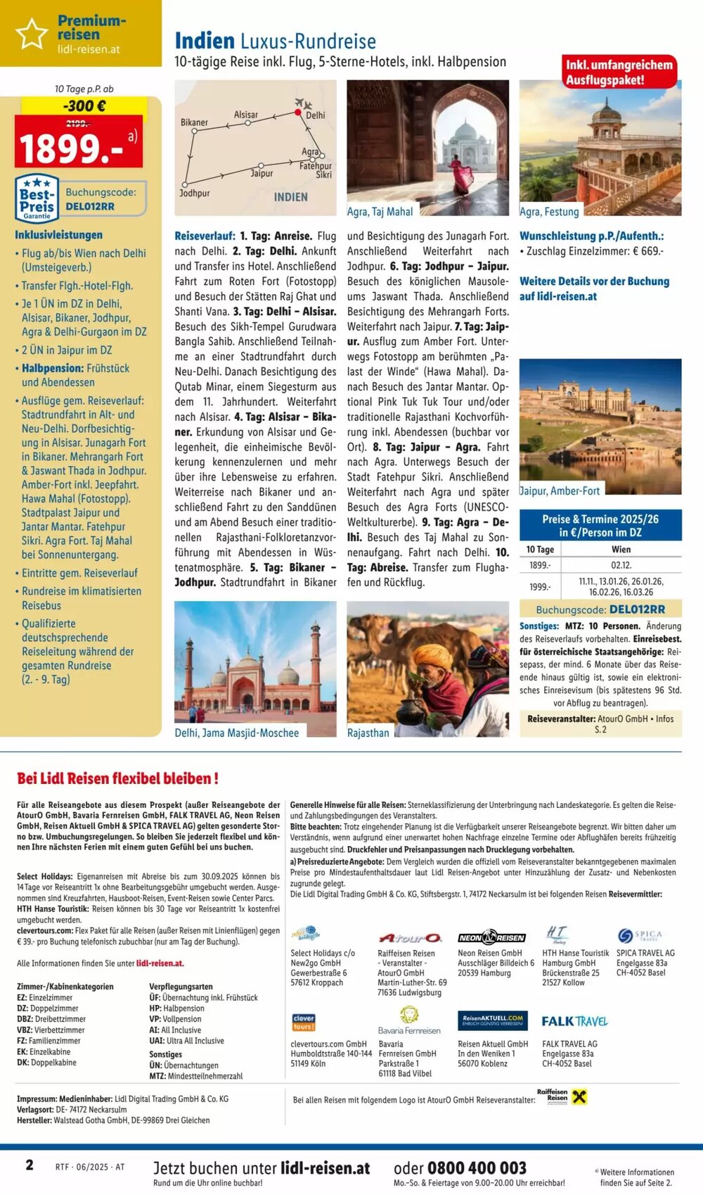 Lidl Reisen Flugblatt (ab 14.06.2025) - Angebote und Prospekt - Seite 2