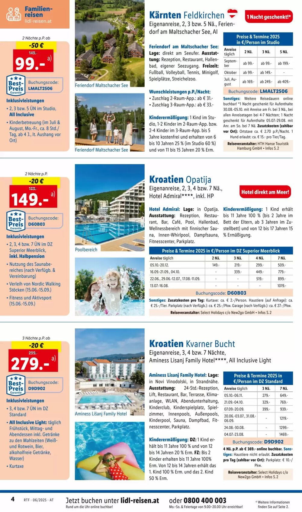 Lidl Reisen Flugblatt (ab 14.06.2025) - Angebote und Prospekt - Seite 4