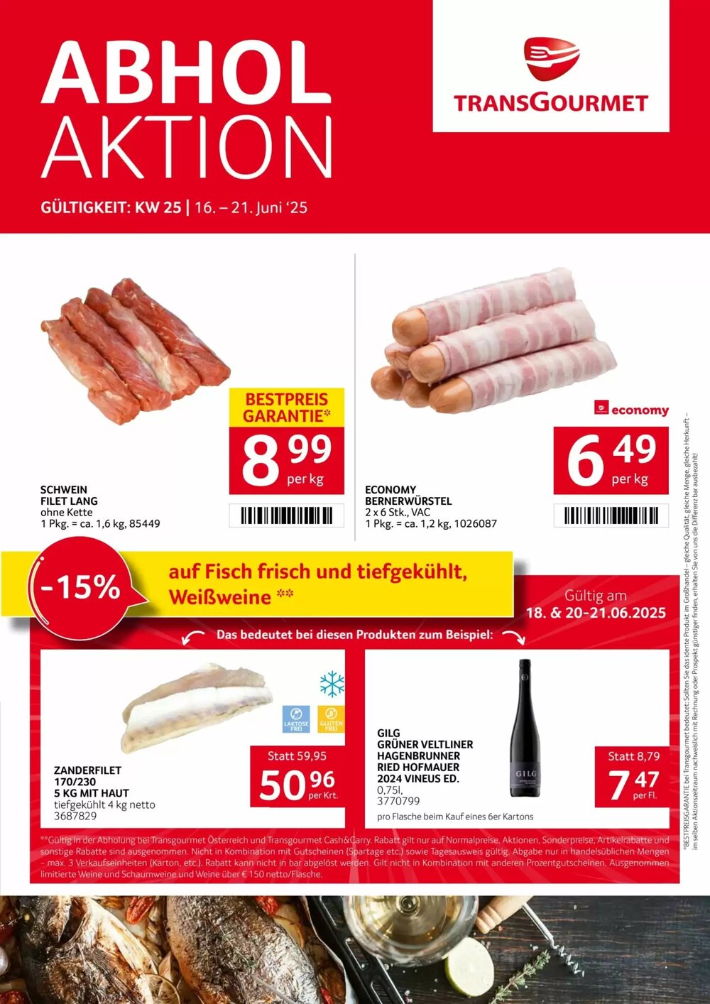 Transgourmet Flugblatt (ab 16.06.2025) - Angebote und Prospekt - Seite 1