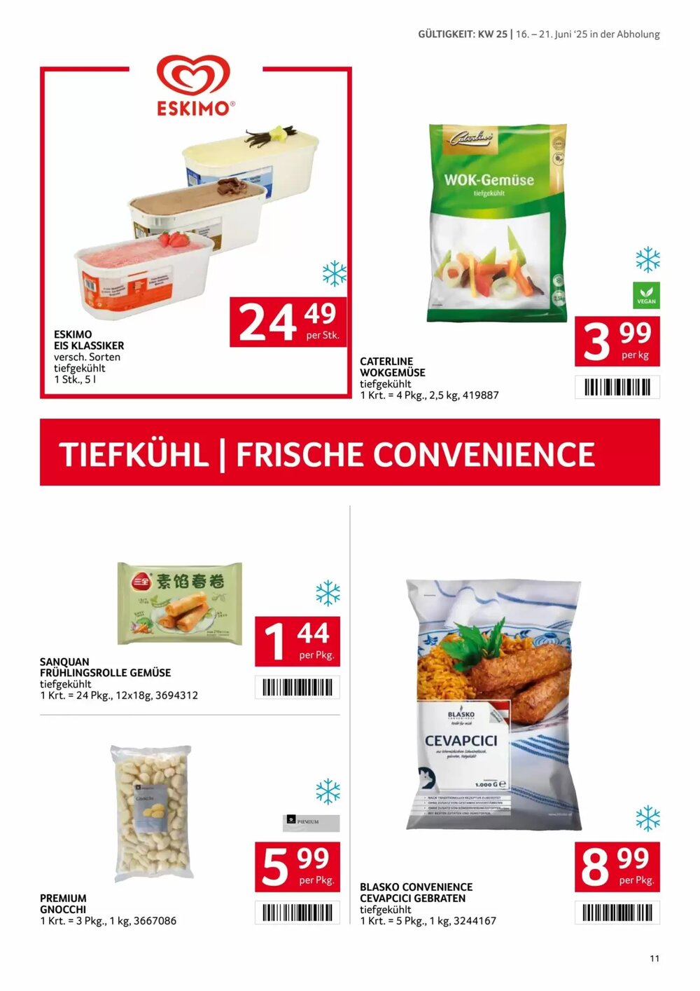 Transgourmet Flugblatt (ab 16.06.2025) - Angebote und Prospekt - Seite 11