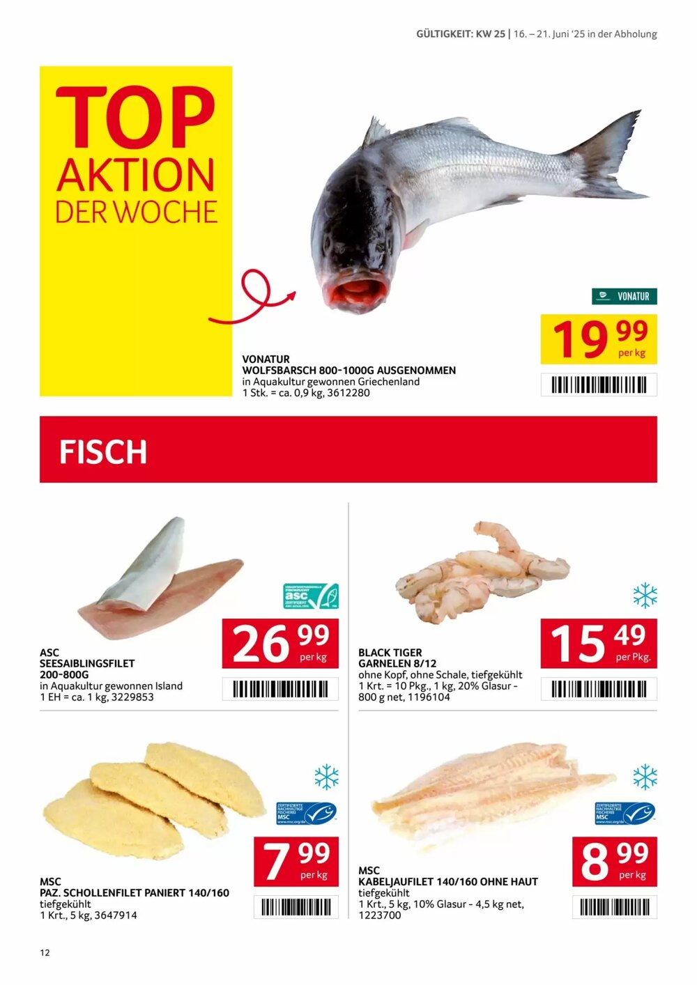 Transgourmet Flugblatt (ab 16.06.2025) - Angebote und Prospekt - Seite 12