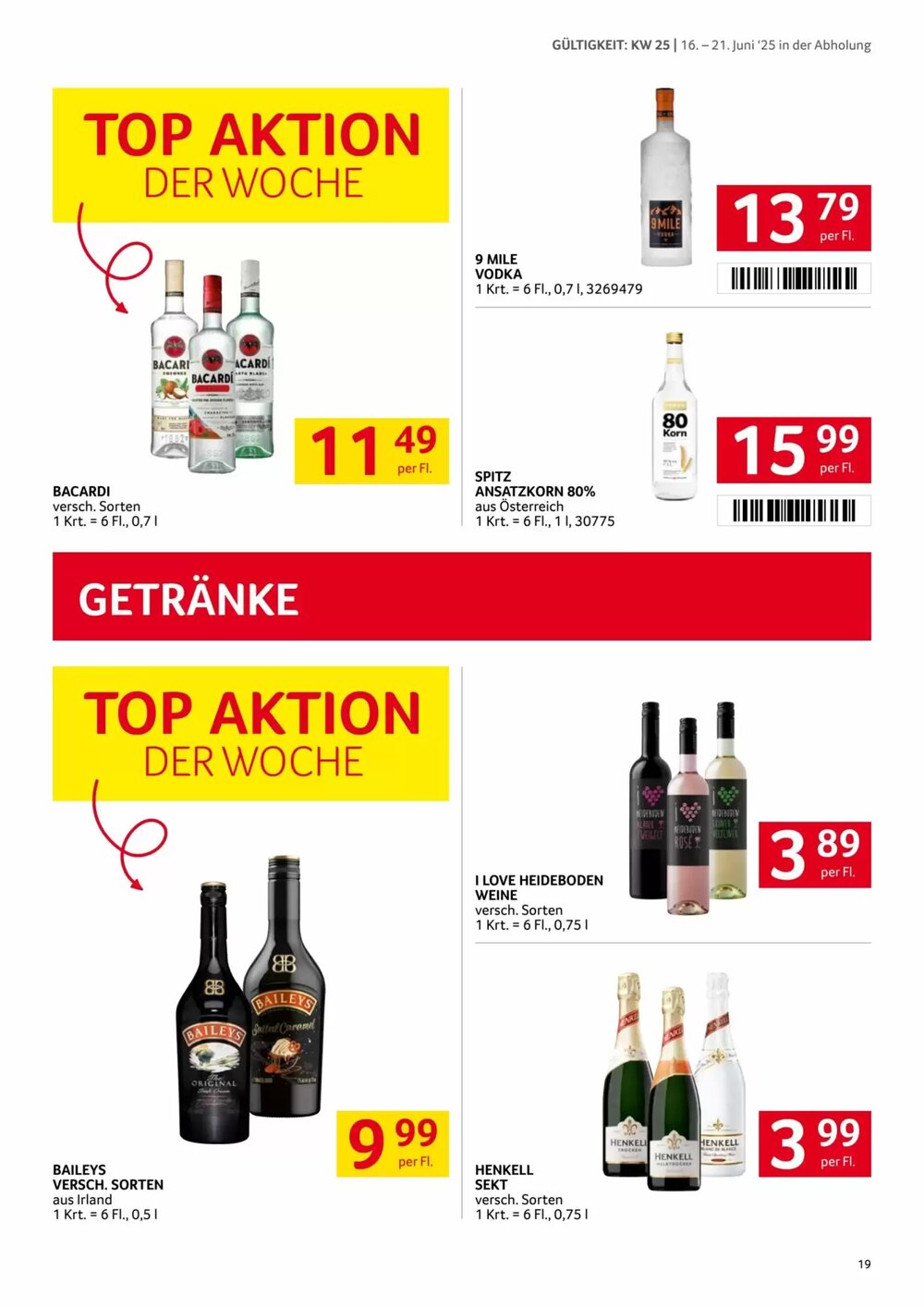 Transgourmet Flugblatt (ab 16.06.2025) - Angebote und Prospekt - Seite 19