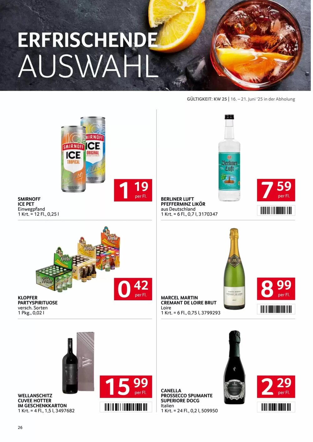 Transgourmet Flugblatt (ab 16.06.2025) - Angebote und Prospekt - Seite 26